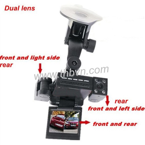 camera hành trình 2 mắt camera