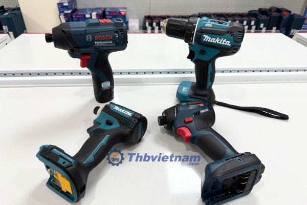 Lựa chọn máy bắn vít từ những thương hiệu uy tín như Bosch hay Makita 