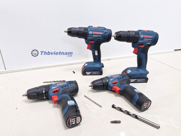 Máy khoan pin Bosch thiết kế dạng cầm tay nhỏ gọn