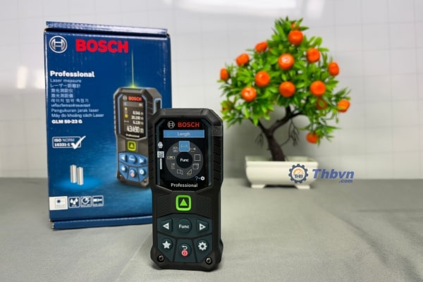 Bosch GLM 50 thiết kế nhỏ gọn, dễ dàng cầm nắm 