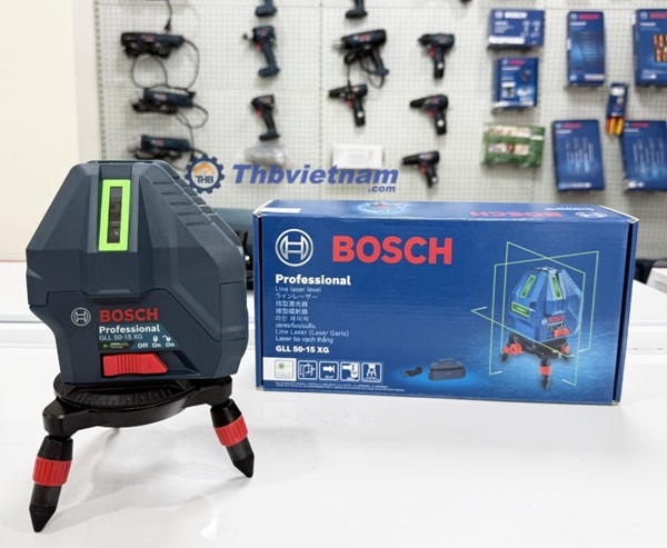 Máy cân bằng laser siêu sáng Bosch 50-15 XG