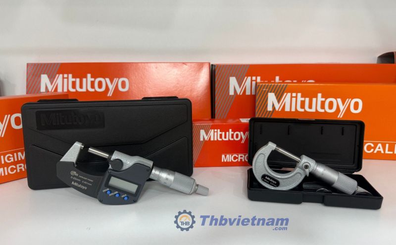 Panme Mitutoyo được đánh giá cao về độ bền, độ chính xác 