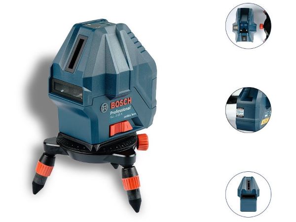 Bosch GLL 3-15X có thiết kế chắc chắn, di động cao