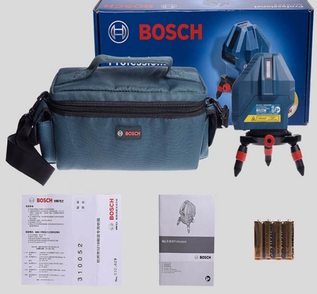 Bosch GLL 3-15X là máy cân mực laser Bosch đáng mua hiện nay