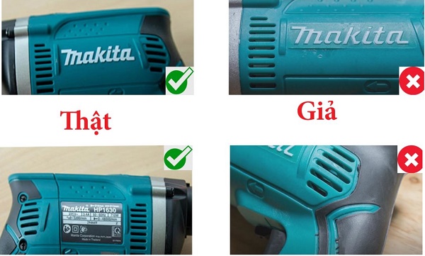 Kiểm tra máy Makita chính hãng qua thiết kế và chất lượng gia công