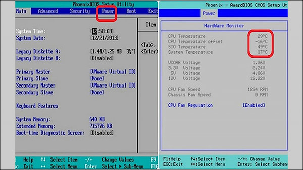 Kiểm tra nhiệt độ CPU bằng phần mềm