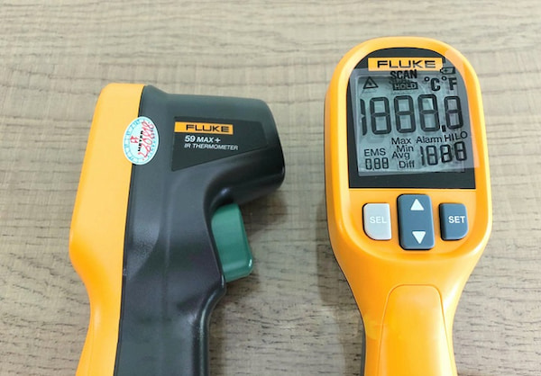 Thiết kế của Fluke 59Max+