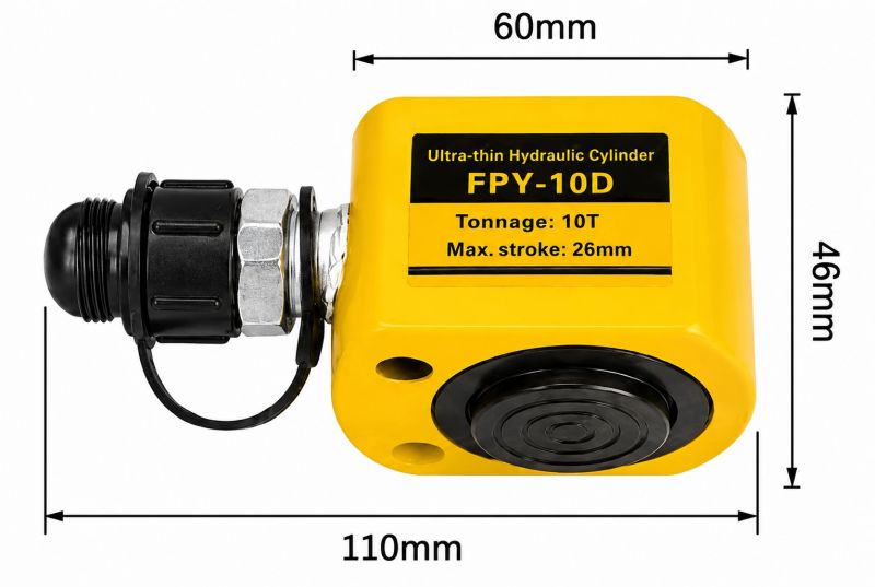 Kích con đội thủy lực FPY-10D thiết kế nhỏ gọn, dễ thao tác