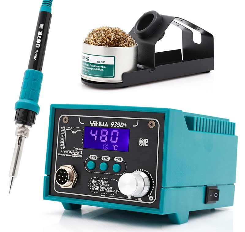 Máy hàn thiếc mini chỉnh nhiệt Yihua 939D+ 
