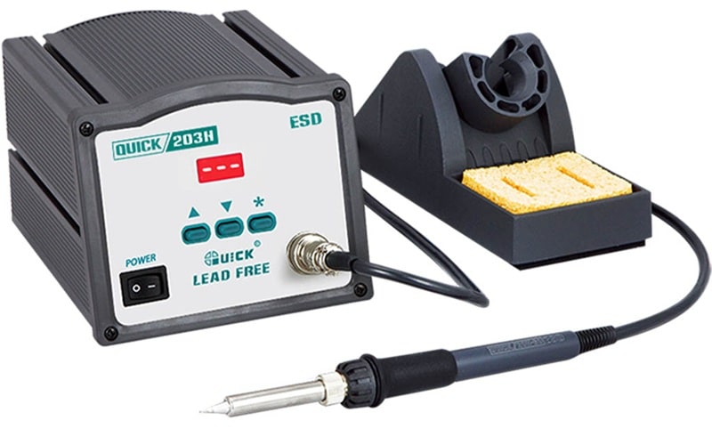 Máy hàn thiếc cao tần chỉnh nhiệt Quick 203H bền chắc, dễ sử dụng