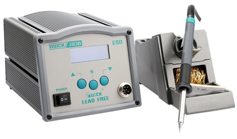 Máy hàn thiếc Quick 303D chất lượng, đầy đủ phụ kiện đi kèm