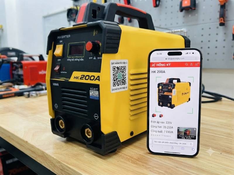 Hướng dẫn tra cứu thông tin máy hàn điện tử Hồng Ký