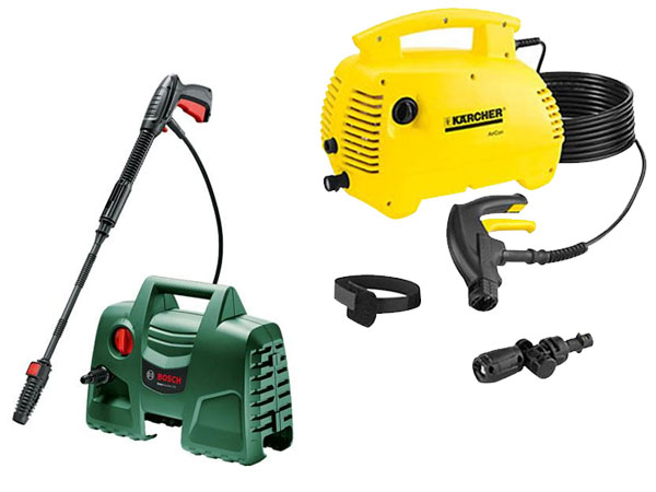 Nên sử dụng máy rửa xe Bosch hay Karcher?