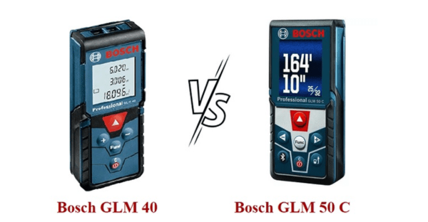 Máy đo khoảng cách Bosch GLM 40 vs GLM 50 C