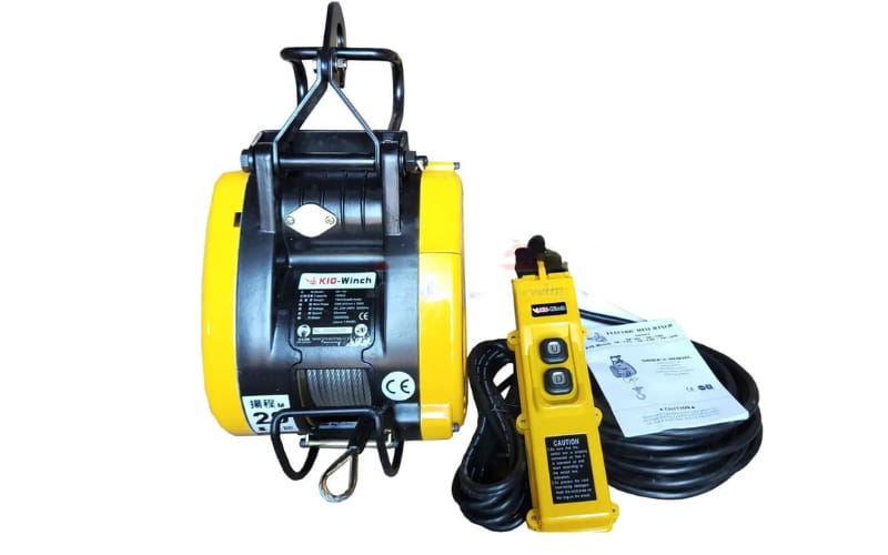 Tời điện KIO SK230 30m thiết kế gọn nhẹ, dễ vận chuyển 