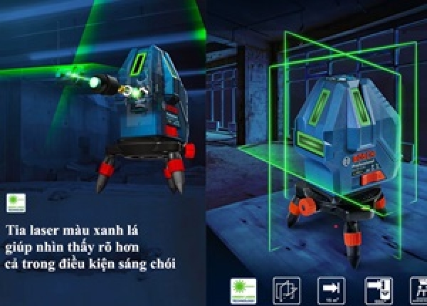 Top 5 máy cân bằng laser siêu sáng chuyên dùng cho xây dựng