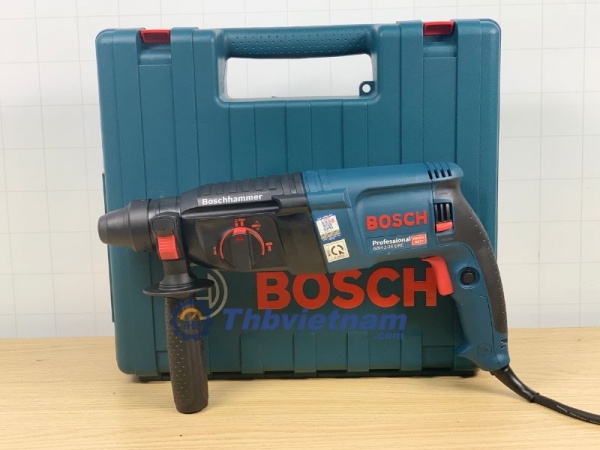 Cấu tạo, cách lắp đặt và sử dụng máy khoan Bosch GBH 2-26 DRE chi tiết